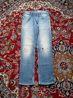 Wrangler Ben Distressed Faded Straight Fit JEANS - 30