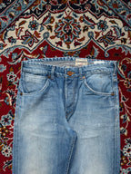 Wrangler Ben Distressed Faded Straight Fit JEANS - 30
