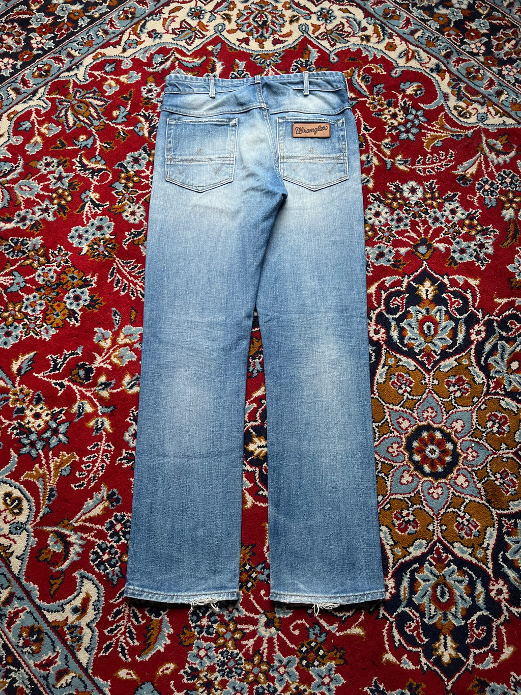 Wrangler Ben Distressed Faded Straight Fit JEANS - 30