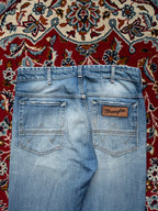 Wrangler Ben Distressed Faded Straight Fit JEANS - 30