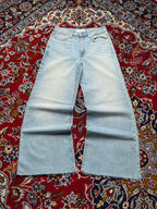 Mango MNG High Rise Baggy Fit Light Washed JEANS - 28