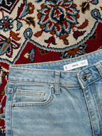 Mango MNG High Rise Baggy Fit Light Washed JEANS - 28