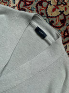 Salon de Liens Light Grey Wool Cashmere Knit Cardigan - L