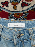 Mango MNG High Rise Baggy Fit Light Washed JEANS - 28