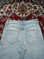 Mango MNG High Rise Baggy Fit Light Washed JEANS - 28