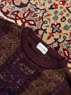Vintage Leonardo Abstract Textured Knit Crewneck Sweater - S