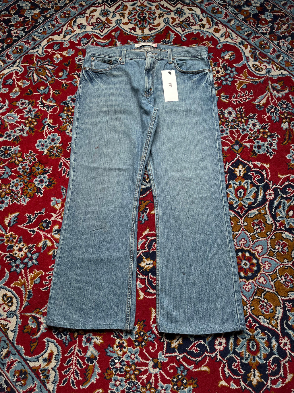 Levi's 527 Low Bootcut Light Washed Jeans - 36