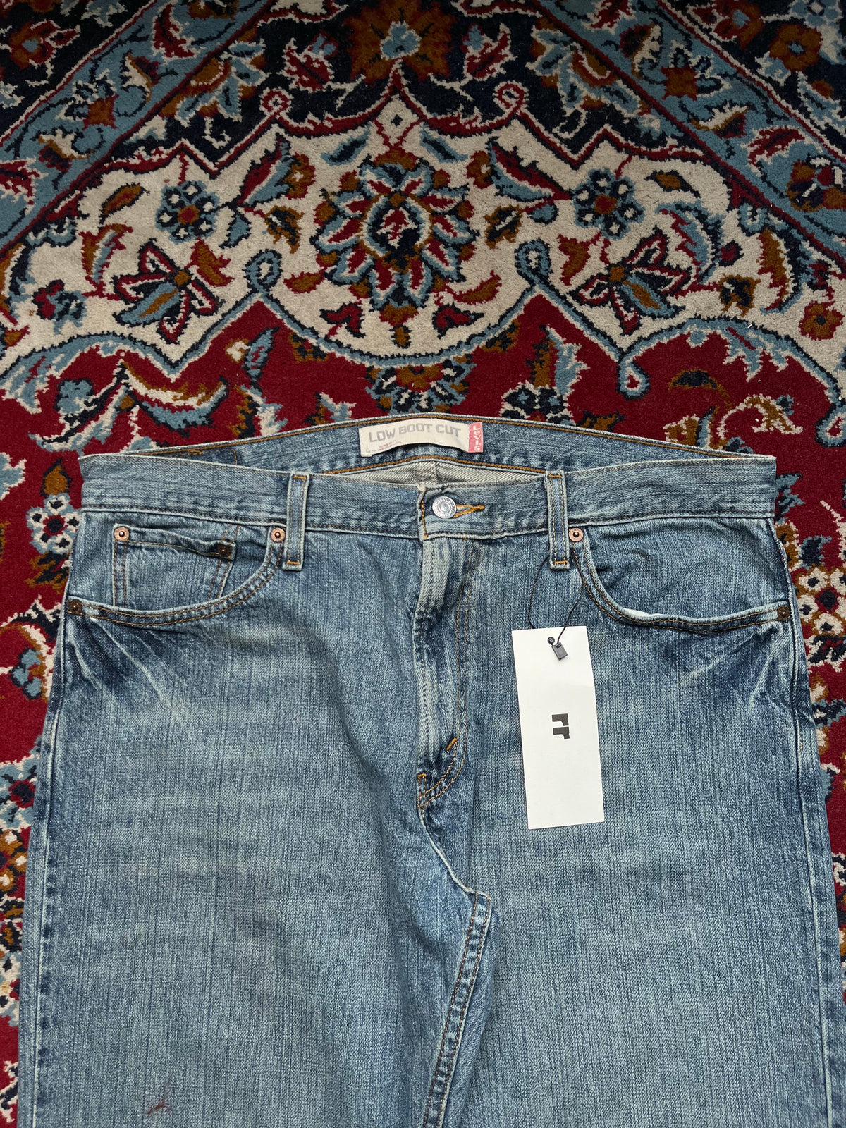 Levi's 527 Low Bootcut Light Washed Jeans - 36