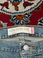 Levi's 527 Low Bootcut Light Washed Jeans - 36