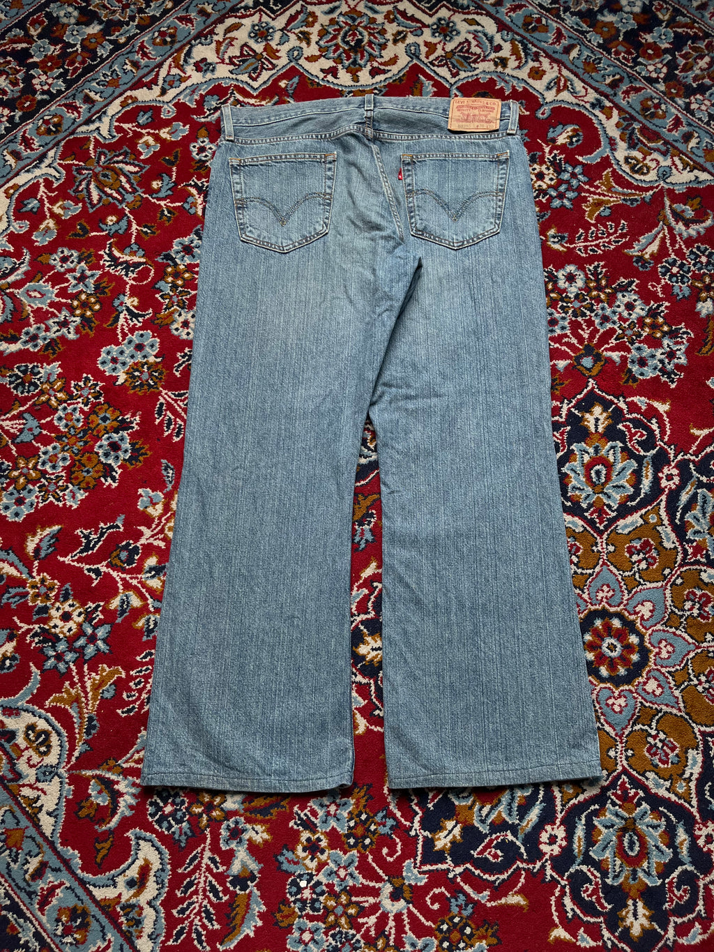 Levi's 527 Low Bootcut Light Washed Jeans - 36