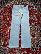 Vintage Versace Jeans Couture Patchwork Spellout Light Washed Jeans - 32