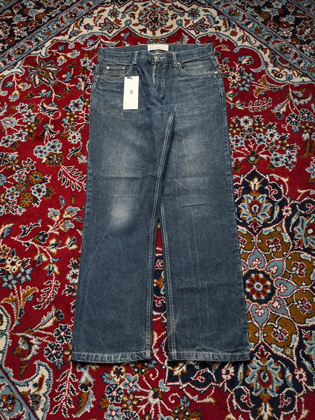 Vintage O.N. Sid Relaxed Fit Dark Washed Jeans - 32