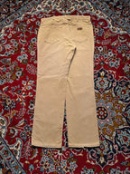 Vintage Wrangler Beige Tan Straight Fit Jeans - 34
