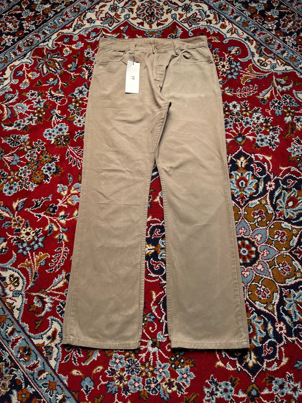 Vintage Chevignon Khaki Straight Fit Jeans - 32
