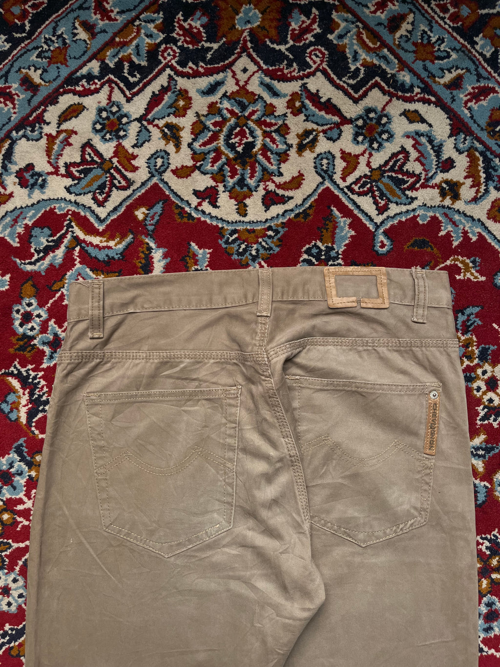 Vintage Chevignon Khaki Straight Fit Jeans - 32