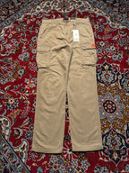 St. John's Bay Comfort Straight Fit Khaki Tan Cargo Pants - 32