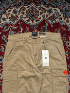 St. John's Bay Comfort Straight Fit Khaki Tan Cargo Pants - 32