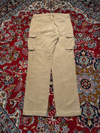 St. John's Bay Comfort Straight Fit Khaki Tan Cargo Pants - 32
