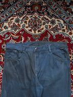 G-Star RAW Viktoria High Straight Fit Teal Blue Distressed JEANS - 36