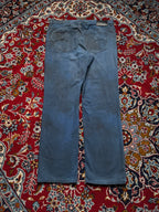 G-Star RAW Viktoria High Straight Fit Teal Blue Distressed JEANS - 36