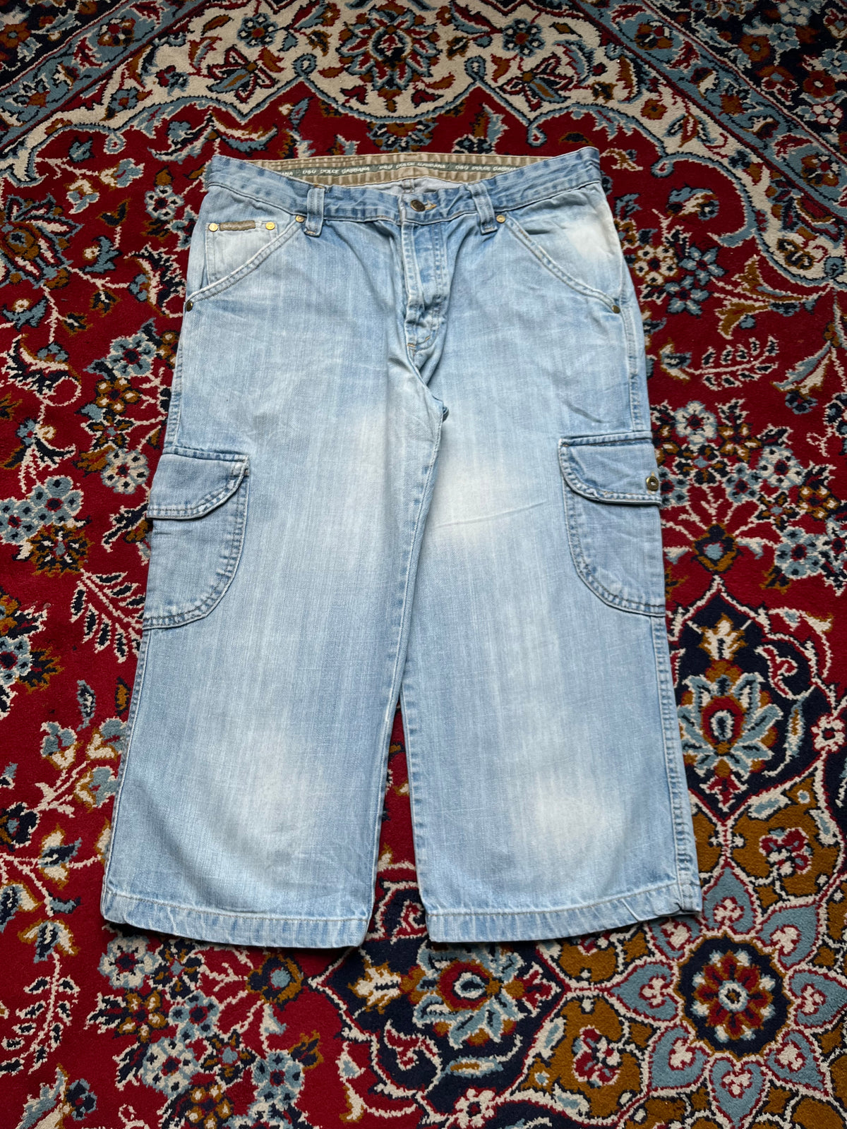 Vintage D&G Dolce & Gabbana Light Washed Jorts - 32