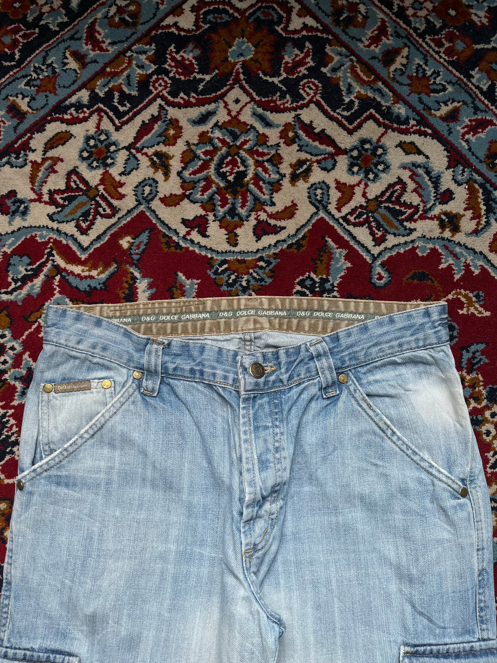 Vintage D&G Dolce & Gabbana Light Washed Jorts - 32