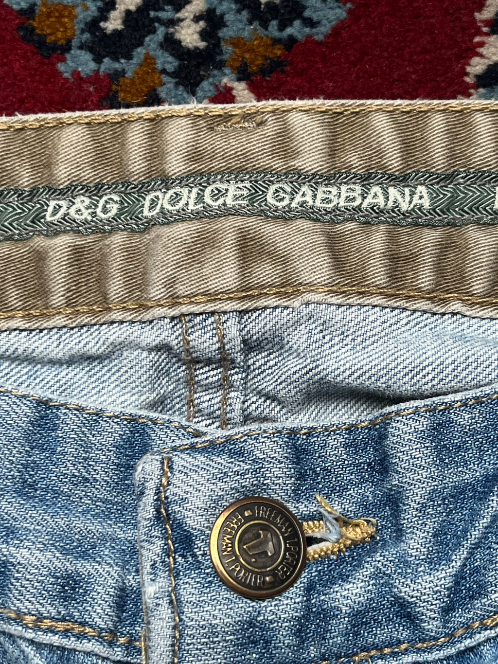 Vintage D&G Dolce & Gabbana Light Washed Jorts - 32