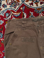 Vintage Kamora Multi Pocket Canvas Brown Cargo JEANS - 34