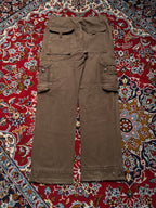 Vintage Kamora Multi Pocket Canvas Brown Cargo JEANS - 34
