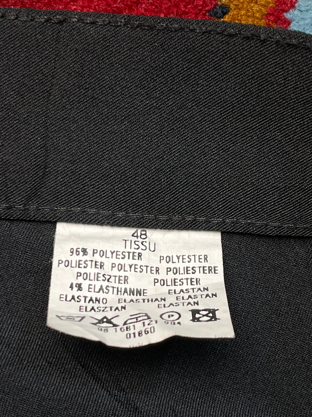 Take A Look City Line Multi Zip Stretch Black JEANS - 36