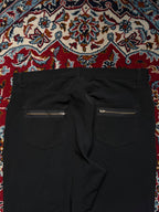 Take A Look City Line Multi Zip Stretch Black JEANS - 36