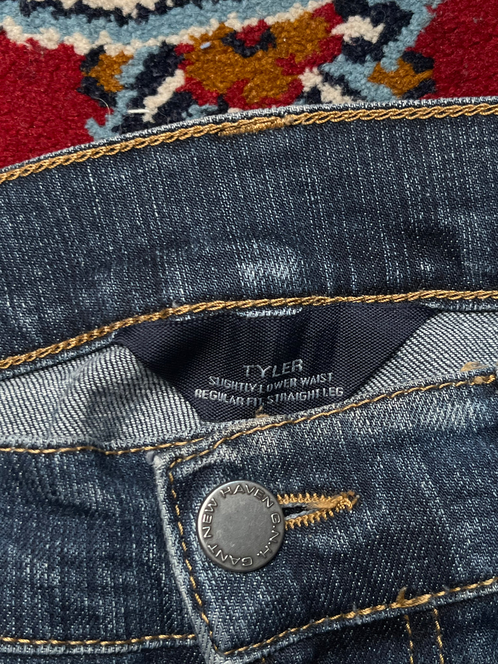 GANT Tyler Straight Fit Medium Washed JEANS - 32