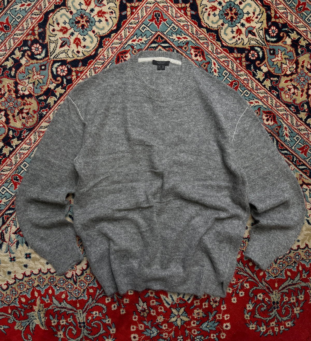 Jill Stuart Blend Grey Crewneck Knit Sweater- M