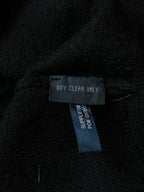 Polo Ralph Lauren Black Wool V-Neck Knit Pullover Sweater - M
