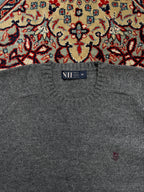 NII New York Grey Crewneck Knit Pullover Sweater - M