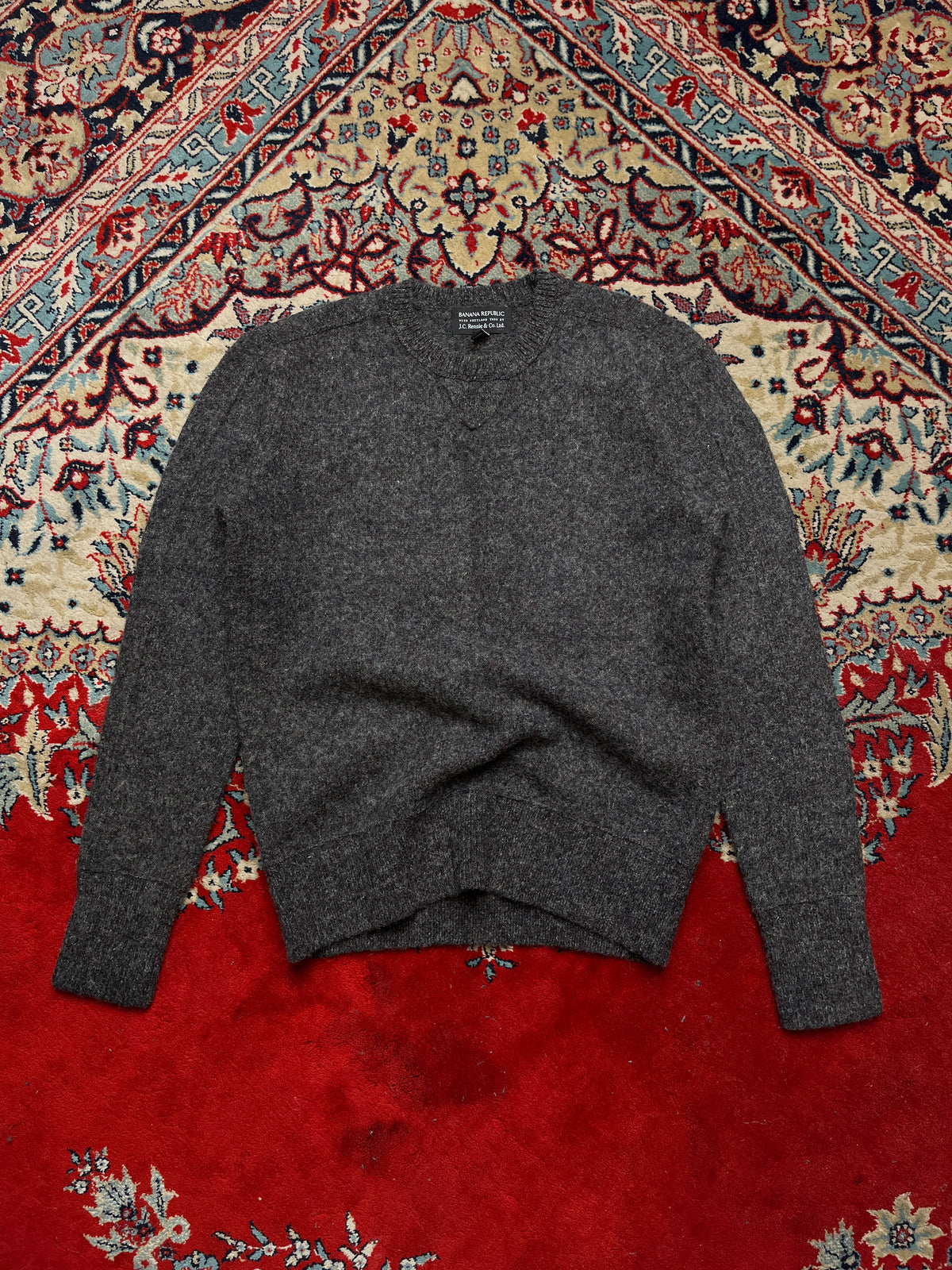 Banana Republic Wool Grey Crewneck Sweater - S