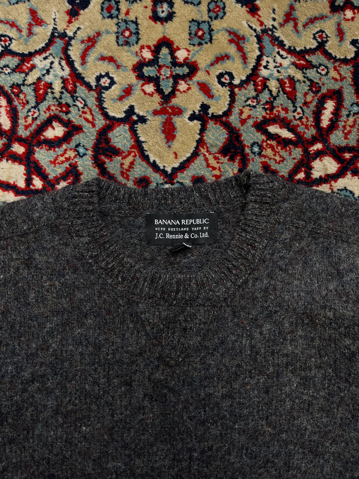Banana Republic Wool Grey Crewneck Sweater - S