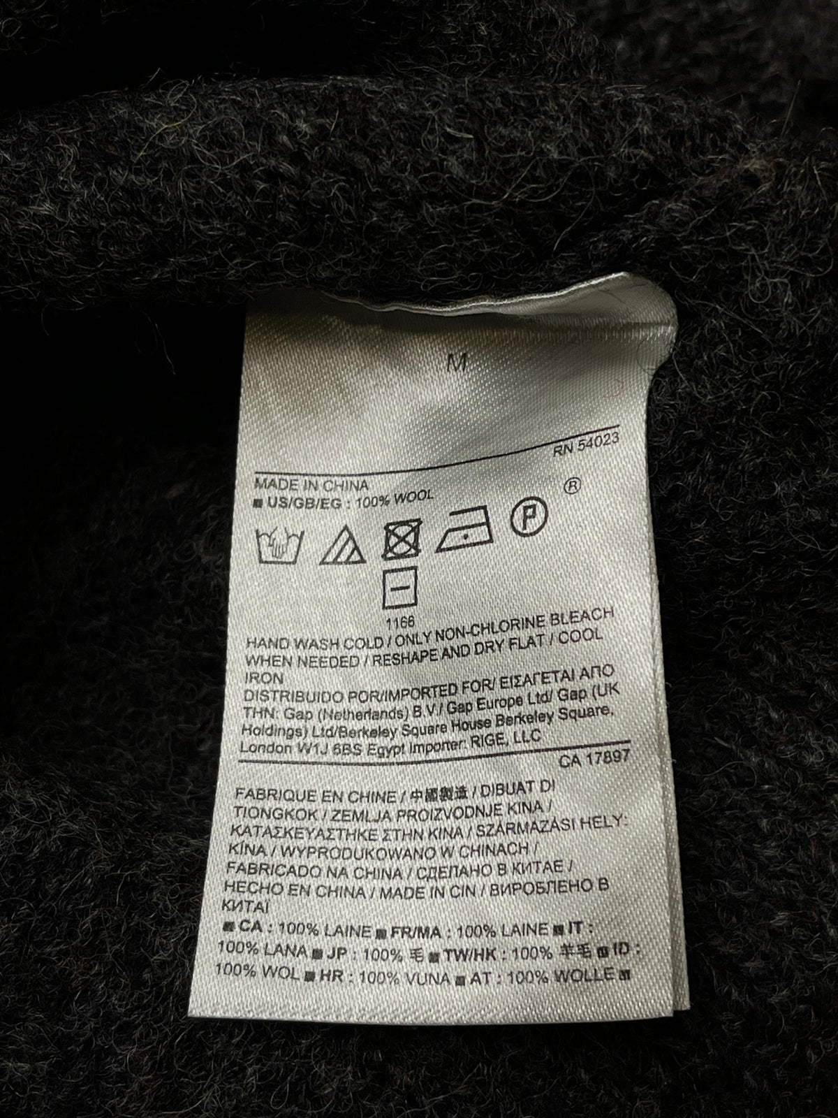 Banana Republic Wool Grey Crewneck Sweater - S