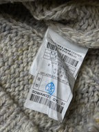 Scaglione Wool Cable Knit Crewneck Sweater - M