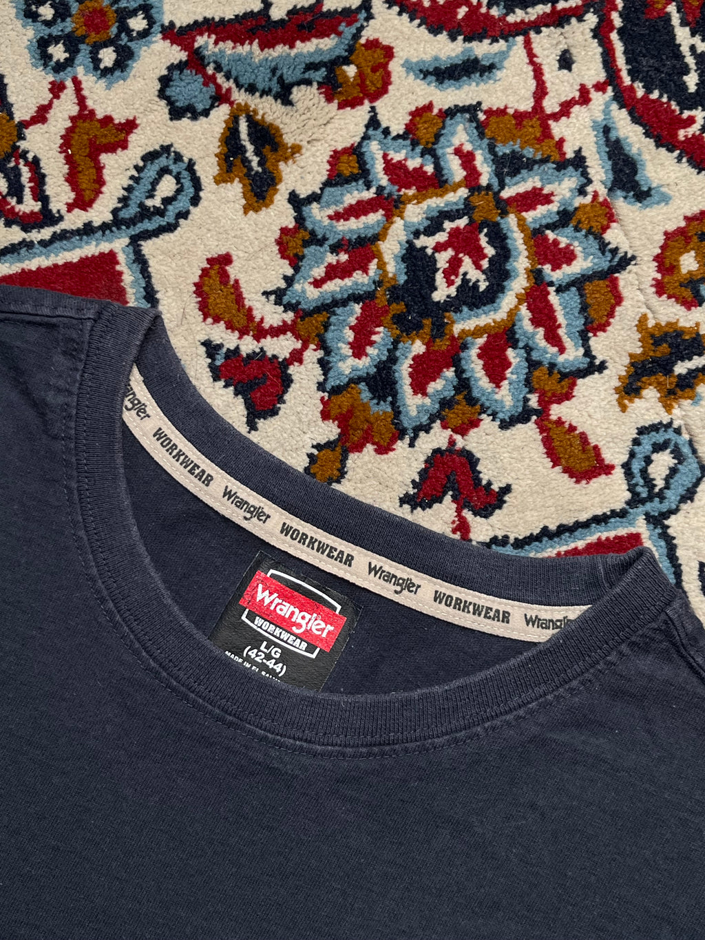 Wrangler Navy Blue Workwear Tee - L