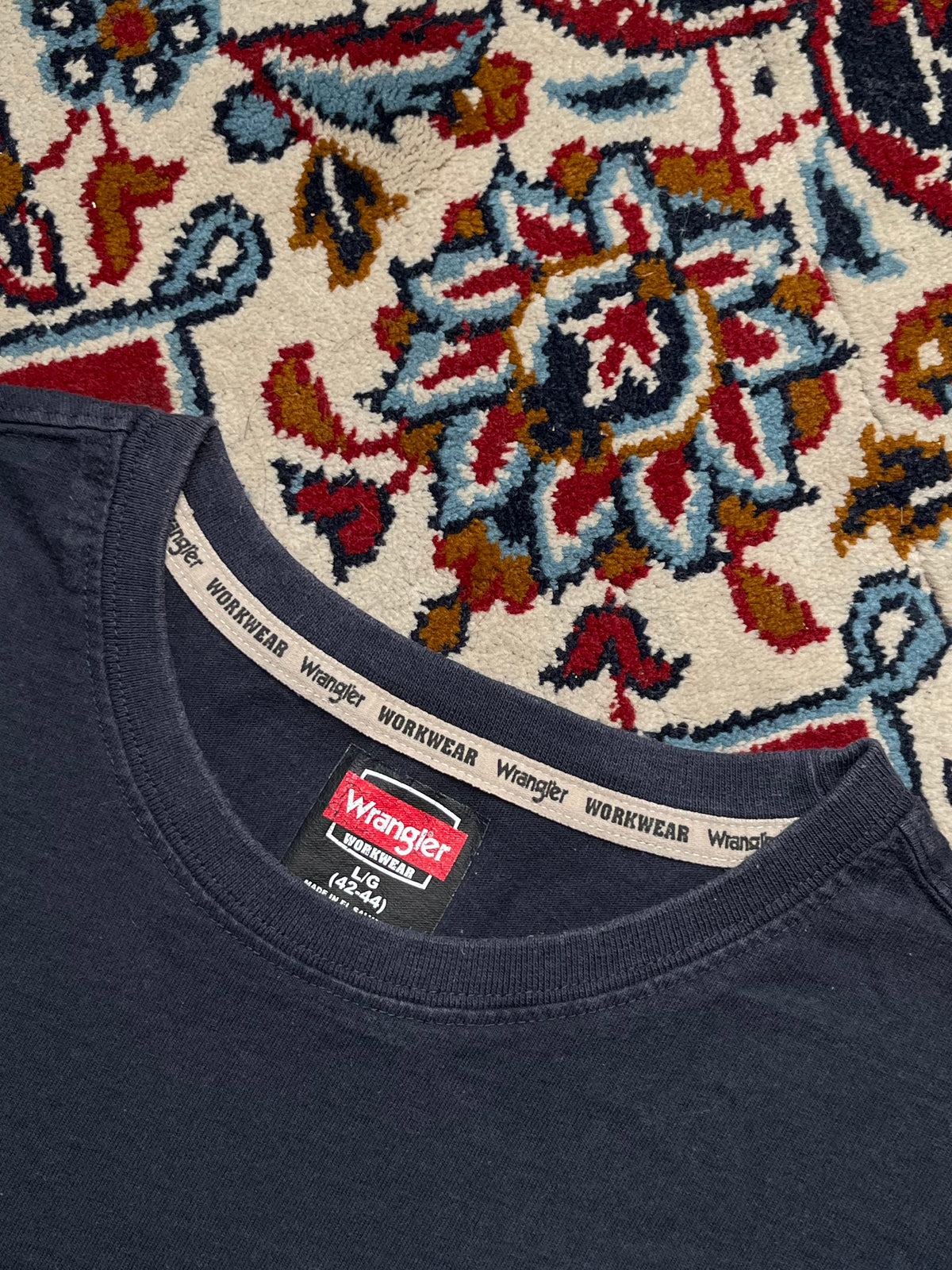 Wrangler Navy Blue Workwear Tee - L