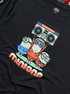 Illumination Minions Boombox Graphic Black TEE - M