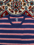 J.Crew Striped Slub Cotton Pocket Tee - M