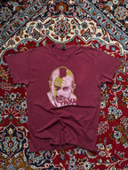Vintage Gildan Maroon Graphic TEE - M
