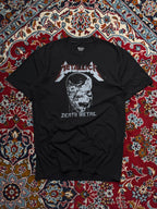 KIRKLAND PRINTED BLACK Mettalica Band TEE - L