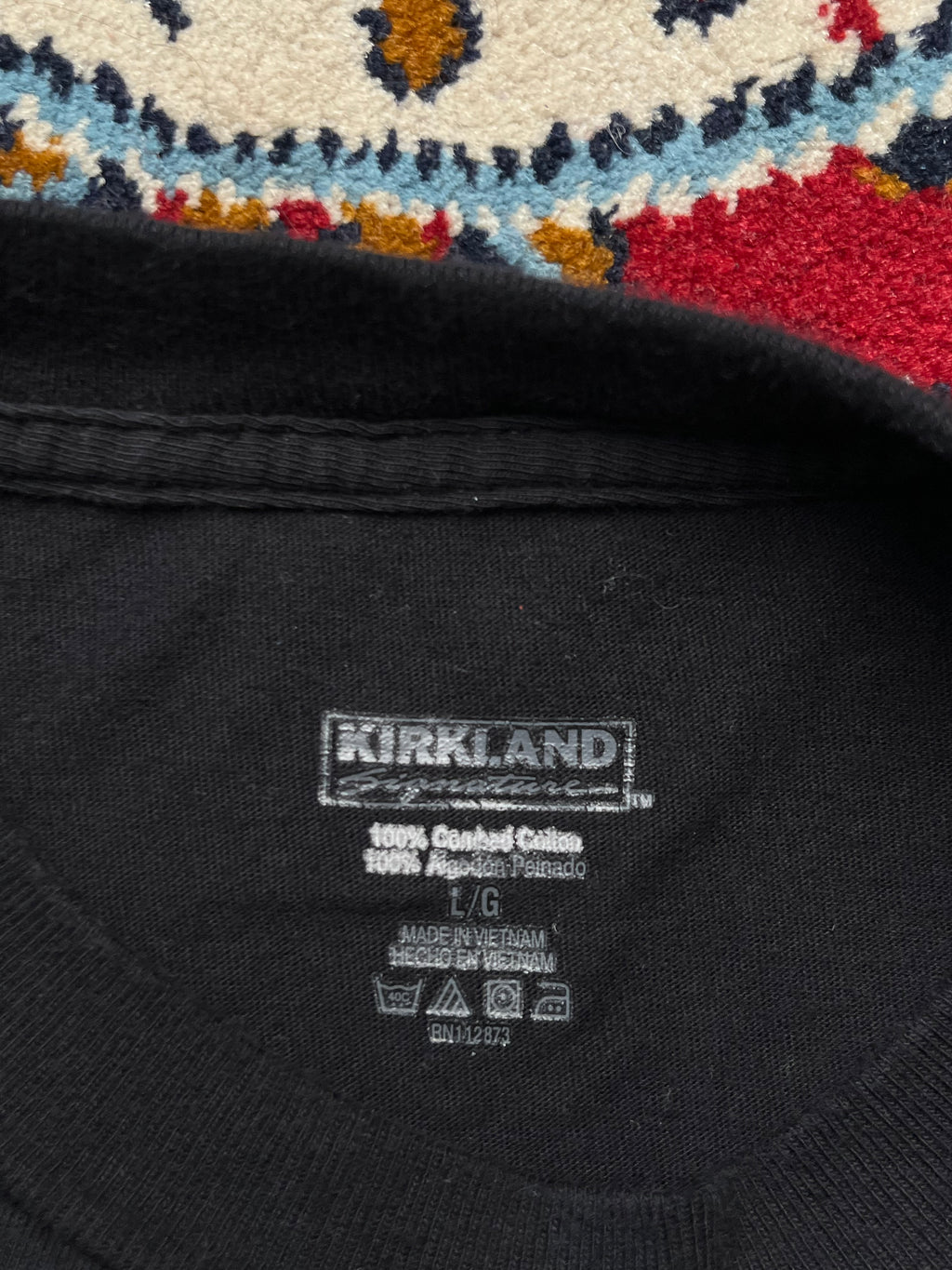 KIRKLAND PRINTED BLACK Mettalica Band TEE - L