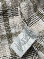 Vintage Landhaus C&A Trachten Plaid Bavarian Oktoberfest Metal Button Down Shirt - L