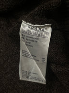 Suare Daily Round Dark Brown Knit Crewneck Pullover Sweater - M