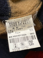 TOPTEN Block Striped Pocket Knit Crewneck Wool Sweater - M