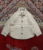 VISIT IN NEW YORK Wool Button-Up Shacket - S